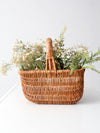 vintage wicker basket