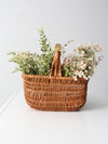 vintage wicker basket