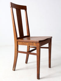 antique Mission style oak chair