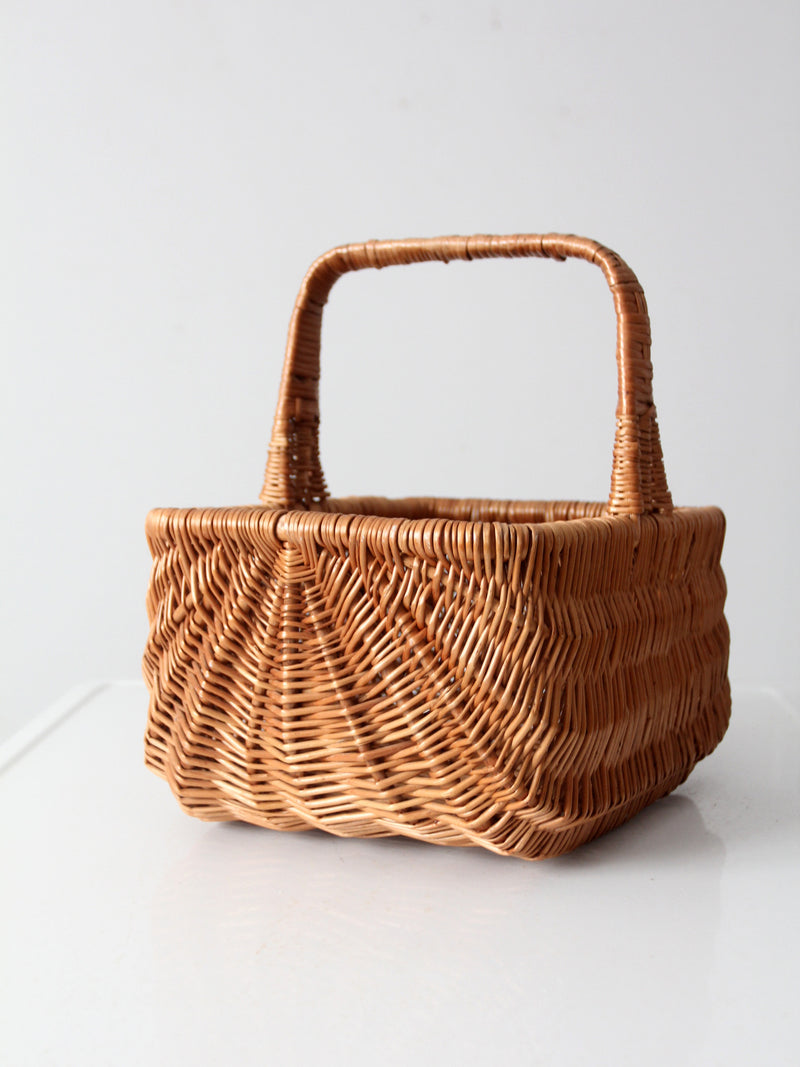 vintage wicker basket