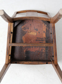 antique Mission style oak chair