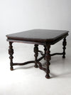 antique Jacobean Revival dining table