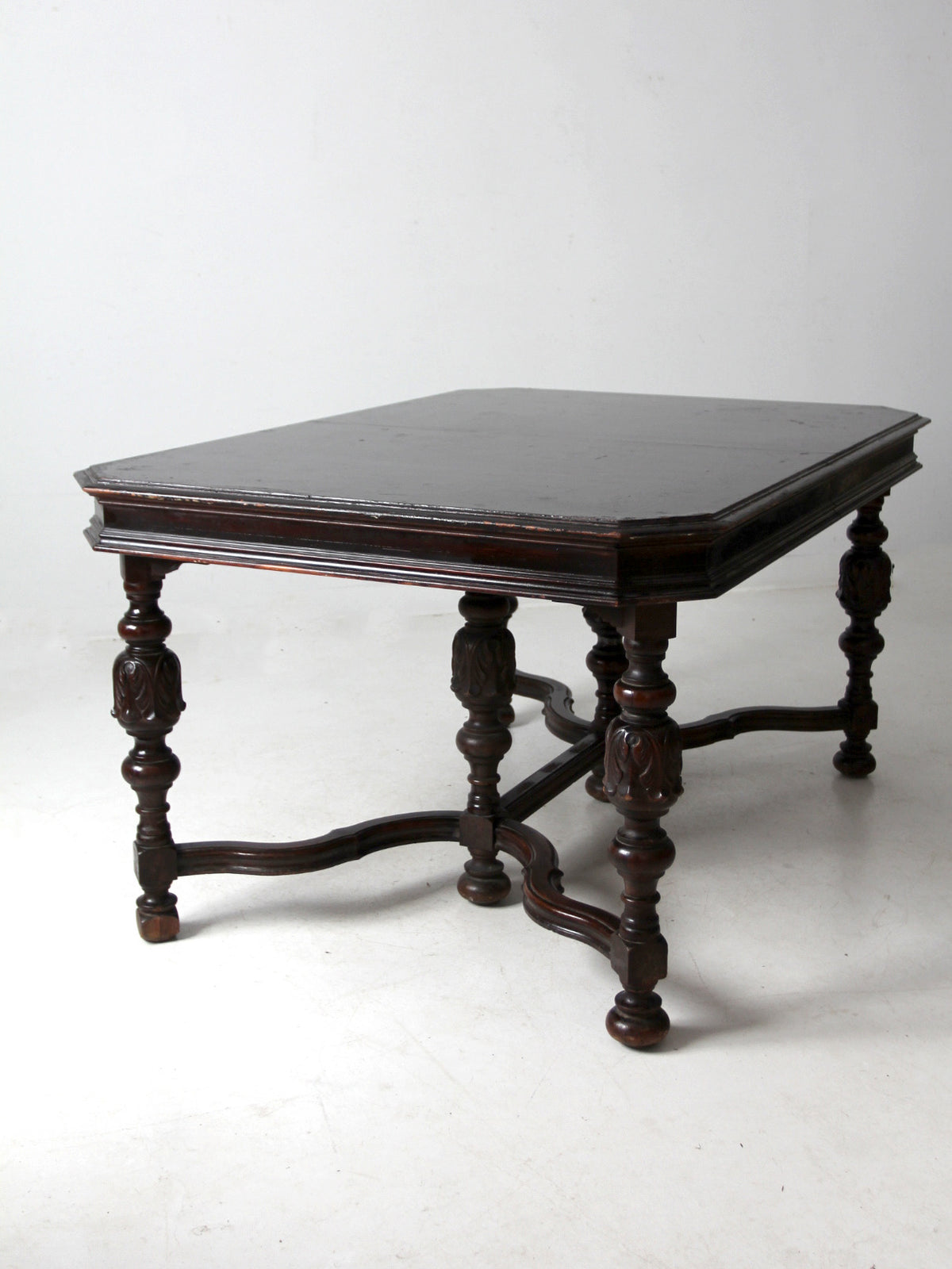 antique Jacobean Revival dining table