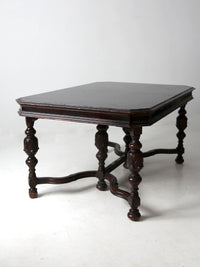antique Jacobean Revival dining table