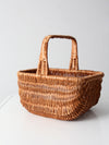 vintage wicker basket