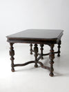 antique Jacobean Revival dining table