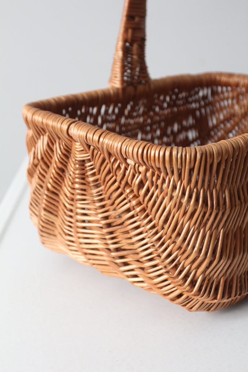 vintage wicker basket