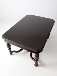 antique Jacobean Revival dining table
