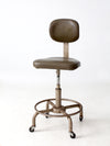 vintage 1970s All-Steel industrial adjustable stool