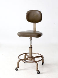 vintage 1970s All-Steel industrial adjustable stool