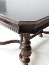 antique Jacobean Revival dining table