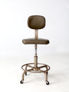 vintage 1970s All-Steel industrial adjustable stool