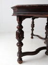 antique Jacobean Revival dining table