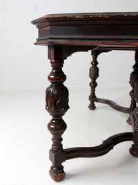 antique Jacobean Revival dining table