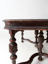 antique Jacobean Revival dining table
