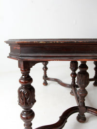 antique Jacobean Revival dining table
