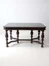 antique Jacobean Revival dining table