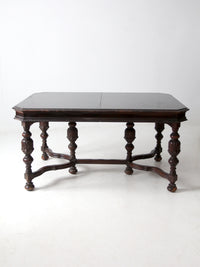 antique Jacobean Revival dining table