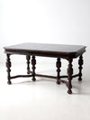 antique Jacobean Revival dining table