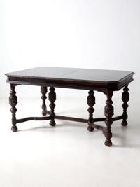 antique Jacobean Revival dining table