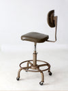 vintage 1970s All-Steel industrial adjustable stool