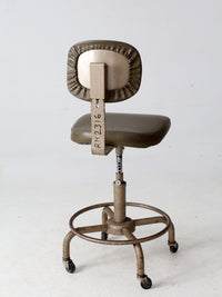 vintage 1970s All-Steel industrial adjustable stool