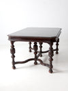 antique Jacobean Revival dining table