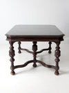 antique Jacobean Revival dining table