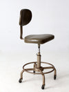 vintage 1970s All-Steel industrial adjustable stool