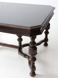 antique Jacobean Revival dining table