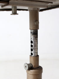 vintage 1970s All-Steel industrial adjustable stool