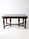 antique Jacobean Revival dining table