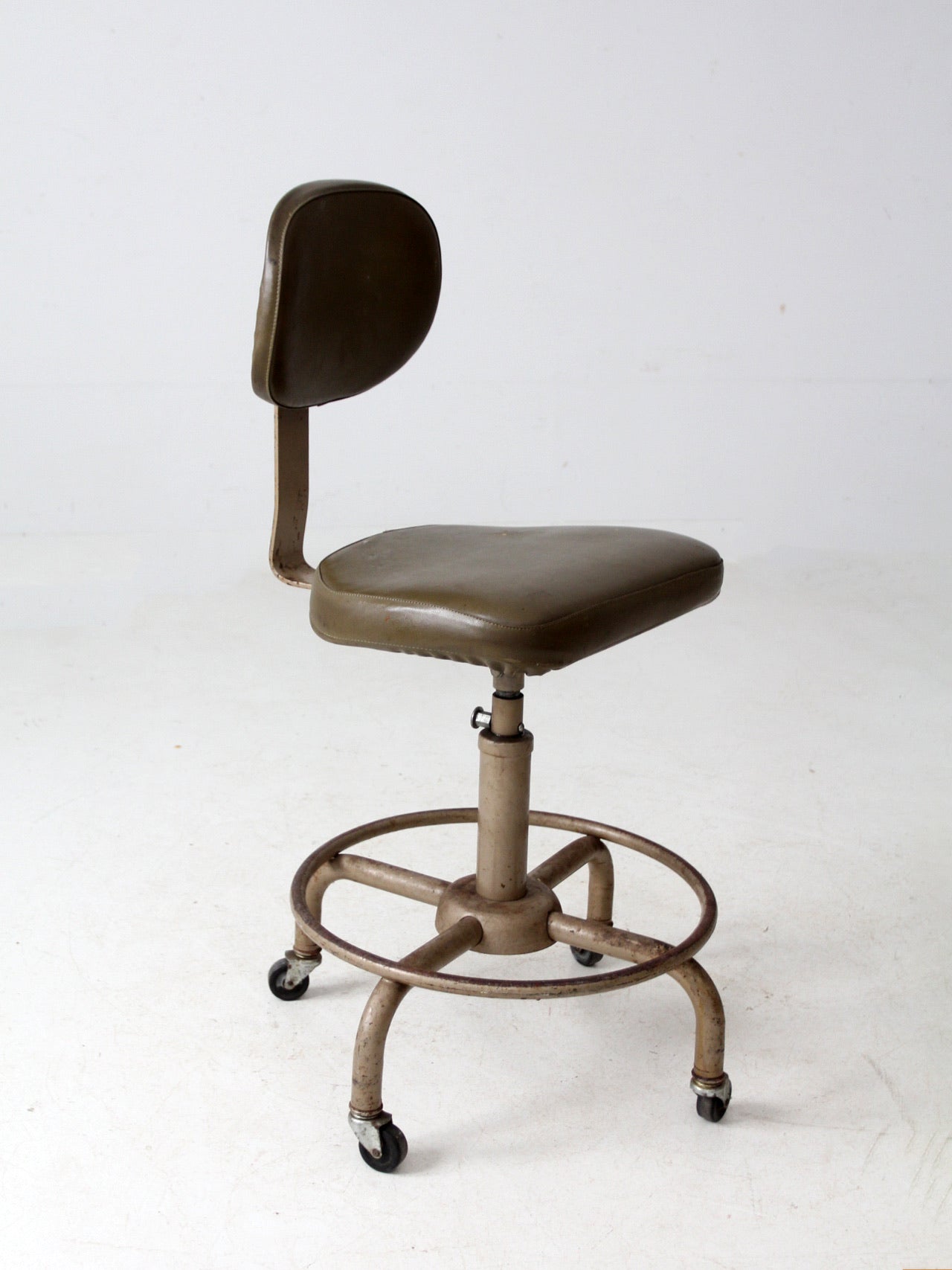 vintage 1970s All-Steel industrial adjustable stool