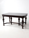 antique Jacobean Revival dining table
