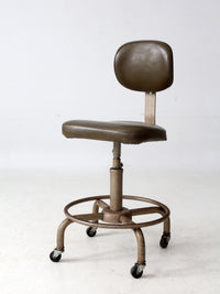 vintage 1970s All-Steel industrial adjustable stool