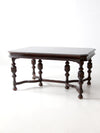 antique Jacobean Revival dining table