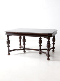 antique Jacobean Revival dining table