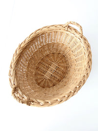 vintage wicker gathering basket