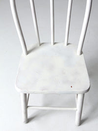 vintage white wooden children's chair