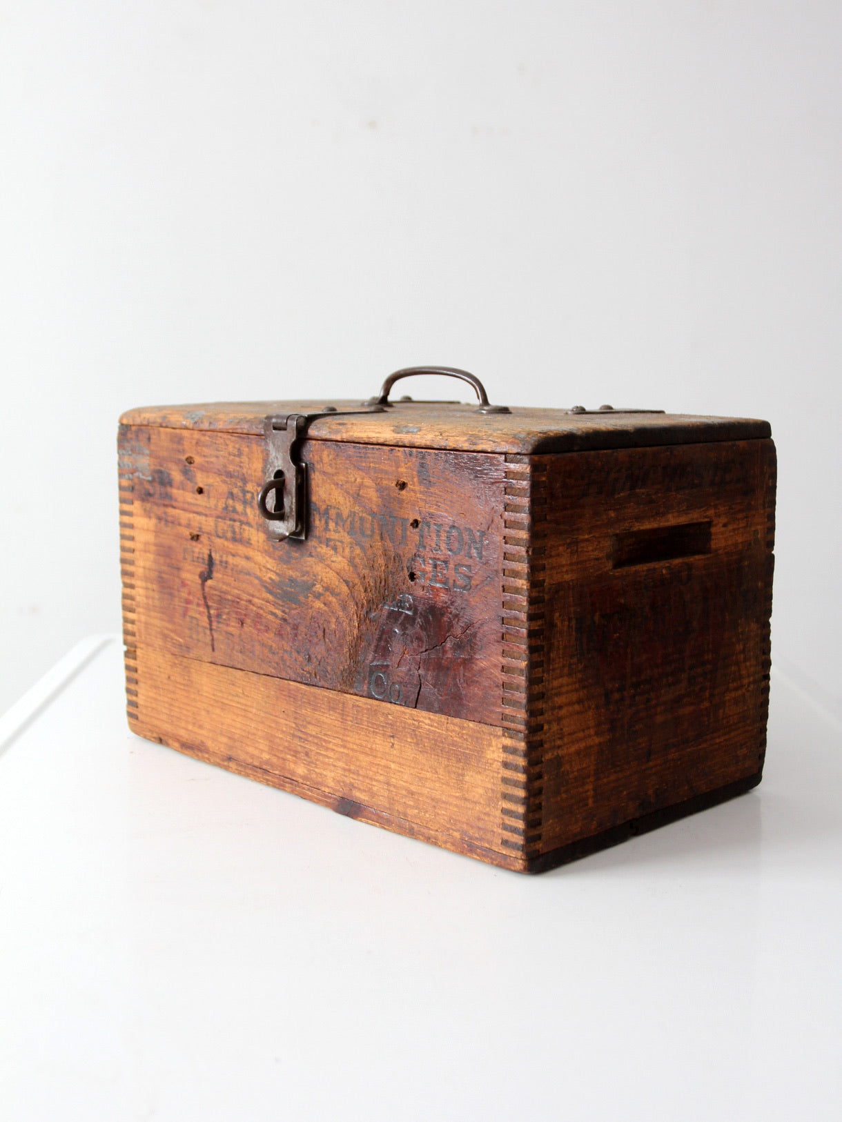 antique Winchester ammunition box