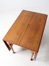 antique gate leg drop leaf table