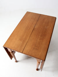 antique gate leg drop leaf table