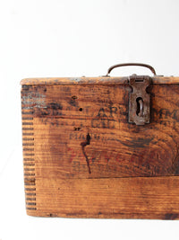 antique Winchester ammunition box