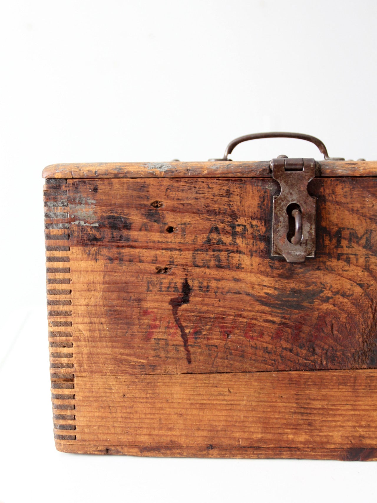 antique Winchester ammunition box