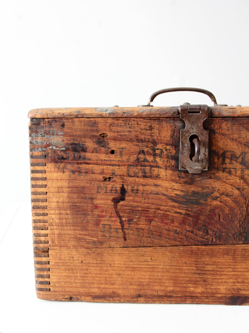 antique Winchester ammunition box