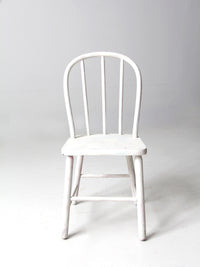 vintage white wooden children's chair