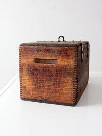 antique Winchester ammunition box