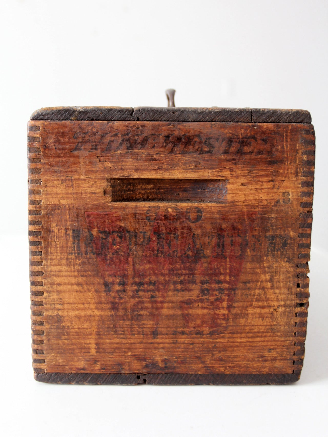antique Winchester ammunition box