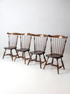 vintage Windsor dining chairs set of 4