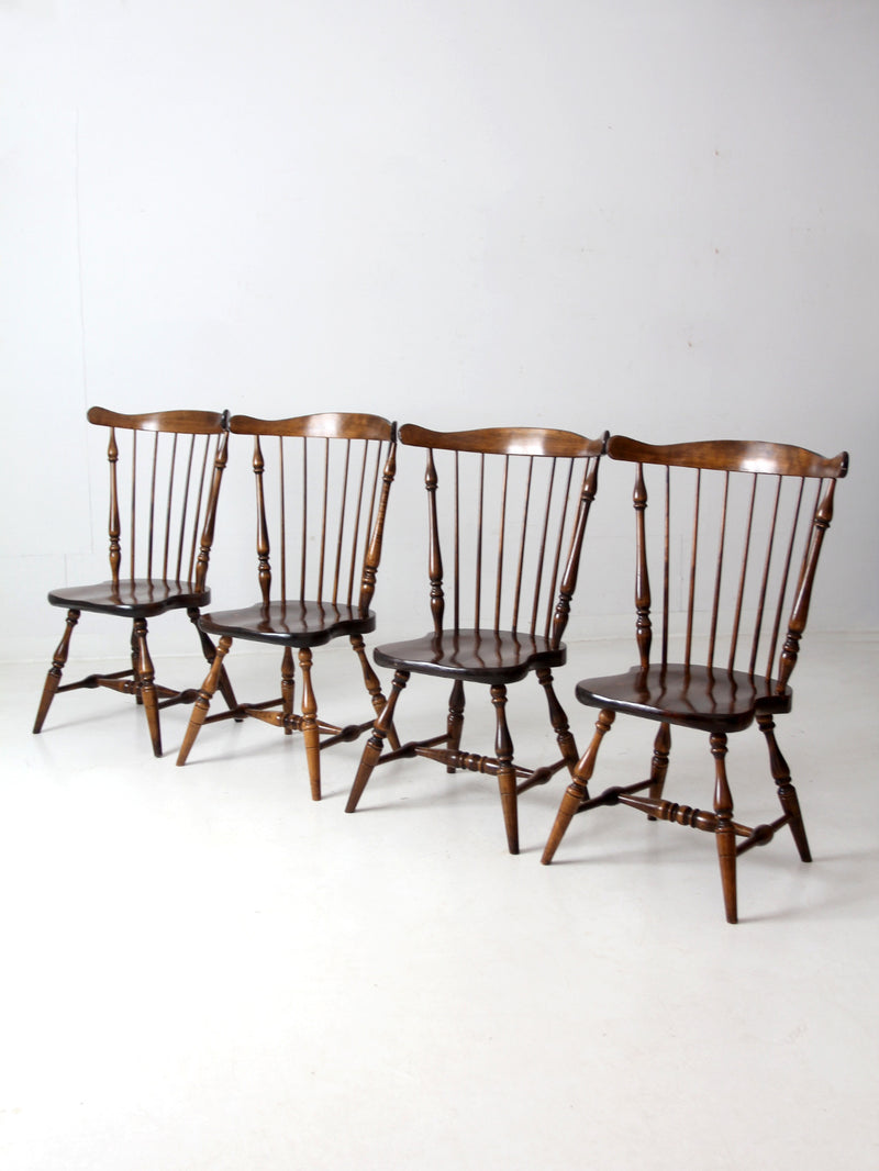 vintage Windsor dining chairs set of 4